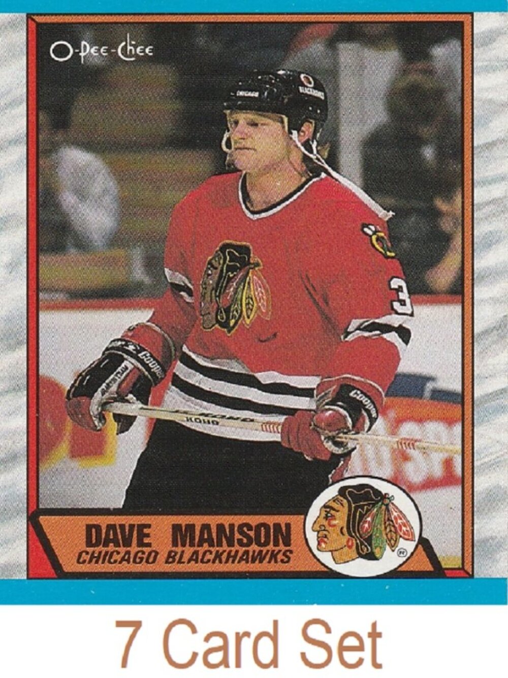 Dave Manson Hockey Card Collection